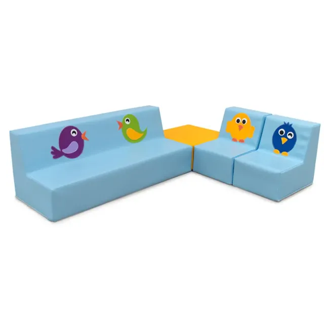 Gericare Conjunto sofás quadrado Sitzset Krippe