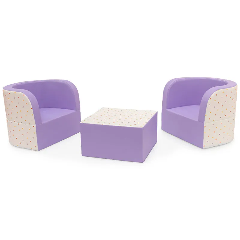 Gericare Kindersofa Set 2 Sofas + Hocker bedruckt 20cm