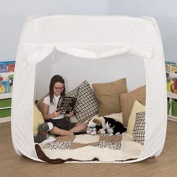 Gericare Pop-up Sensorikzelt 142 cm faltbar weiß