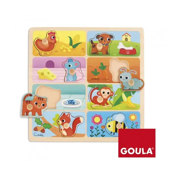 Gericare Puzzle Meine Lieblingsnahrung Holz 9-teilig