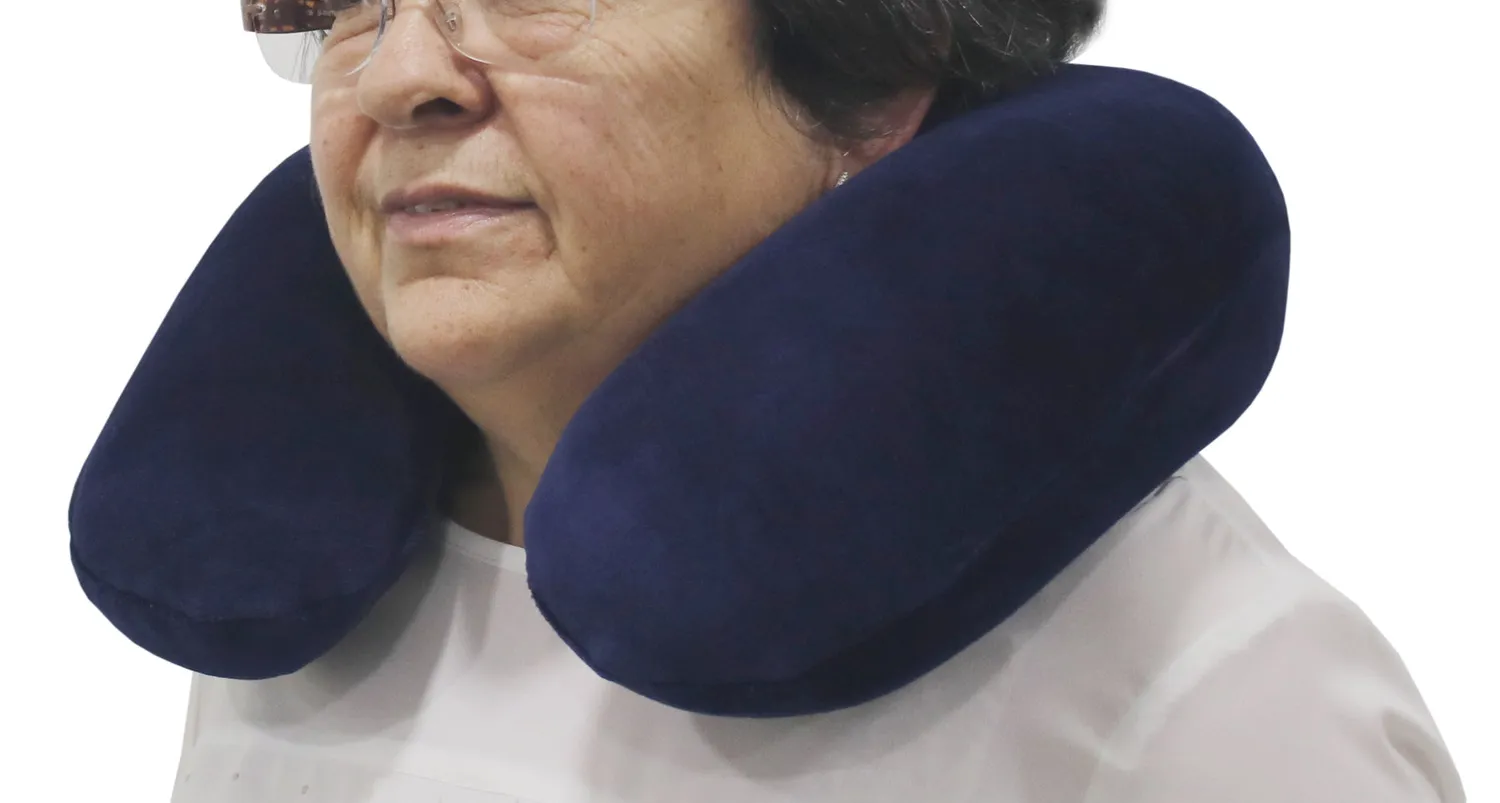 Gericare Almofada cervical Nackenstützkissen blau