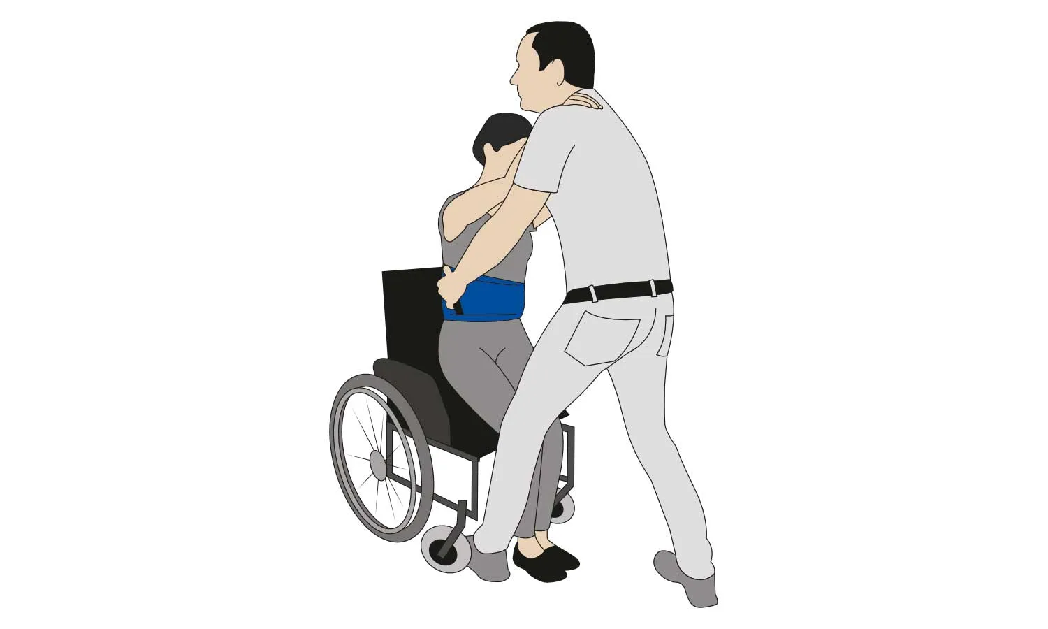 Novacare Assistance Belt Hebegurt mit Anti-Rutsch Innenseite
