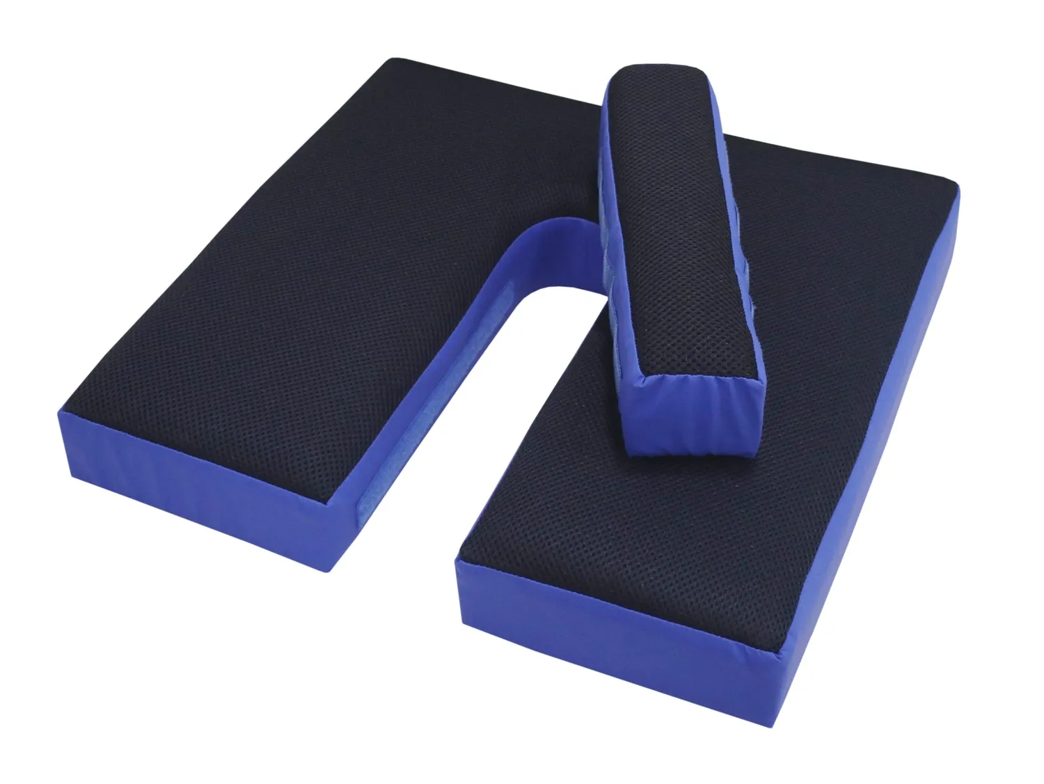 Gericare QuadTech Hufeisen Sitzkissen 42x42x7 cm blau