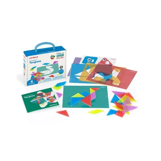 Gericare Tangram transluzentes Legespiel 28-teilig Leuchttisch