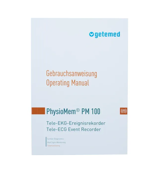 GETEMED PhysioMem PM 100 Gebrauchsanweisung DE/EN