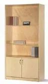 Gericare Regal mit Türen Buche 84x40x205 cm