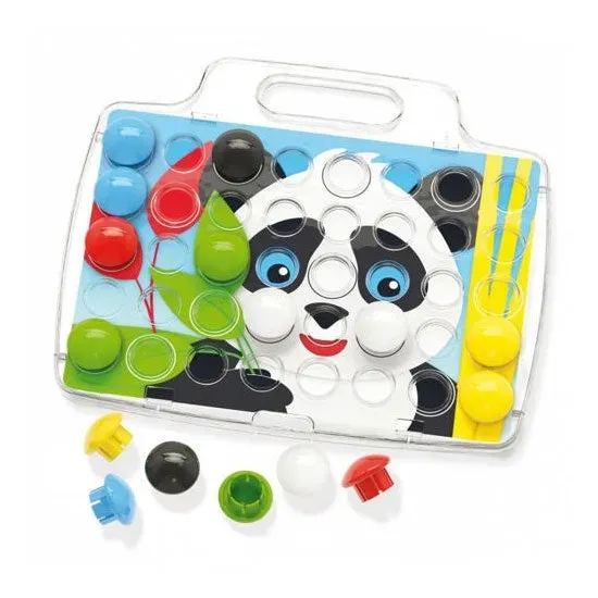 Gericare Pixel Junior Mosaik Steckspiel 40 Teile 6 Farben
