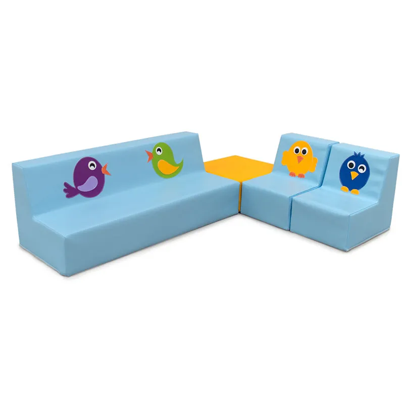 Gericare Conjunto sofás quadrado Sitzset Krippe