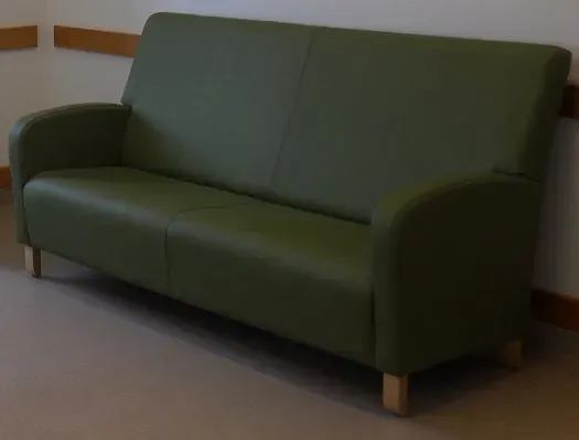 Gericare Sofa duplo Zweisitzer Vinyl Buche robust
