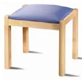 Gericare Fußhocker Fußstütze Holz 45x40x40 cm