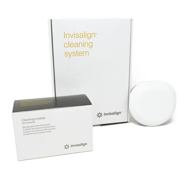 Invisalign Reinigungssystem Aligner Reiniger 50 Stück Wanne