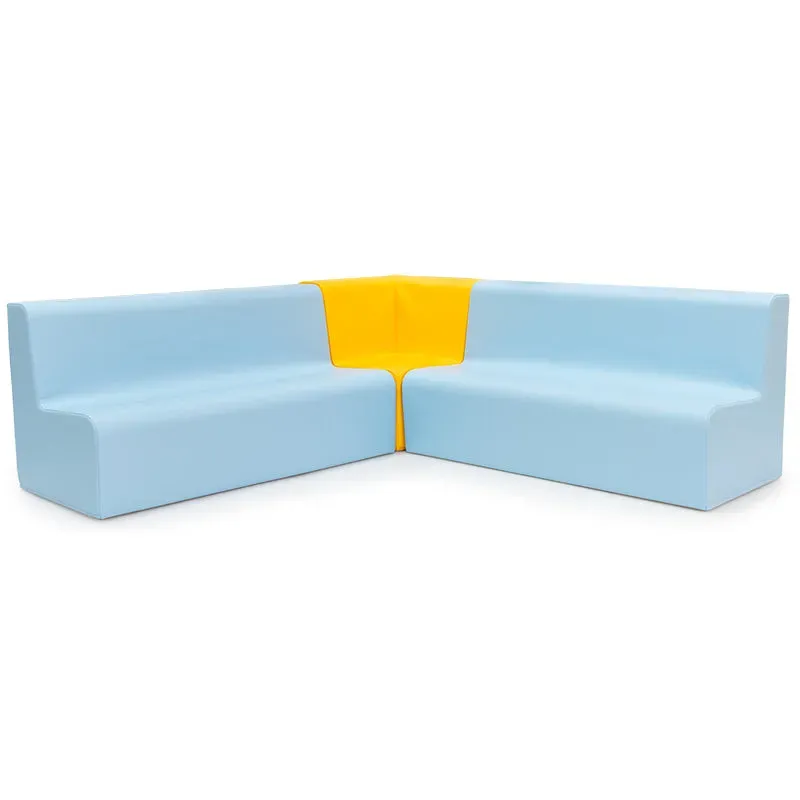 Gericare Vorschul Ecksofa-Set 145x145x50 cm 25 cm