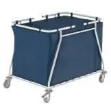 Gericare Wäschewagen Stahl 550 Liter mit Sack