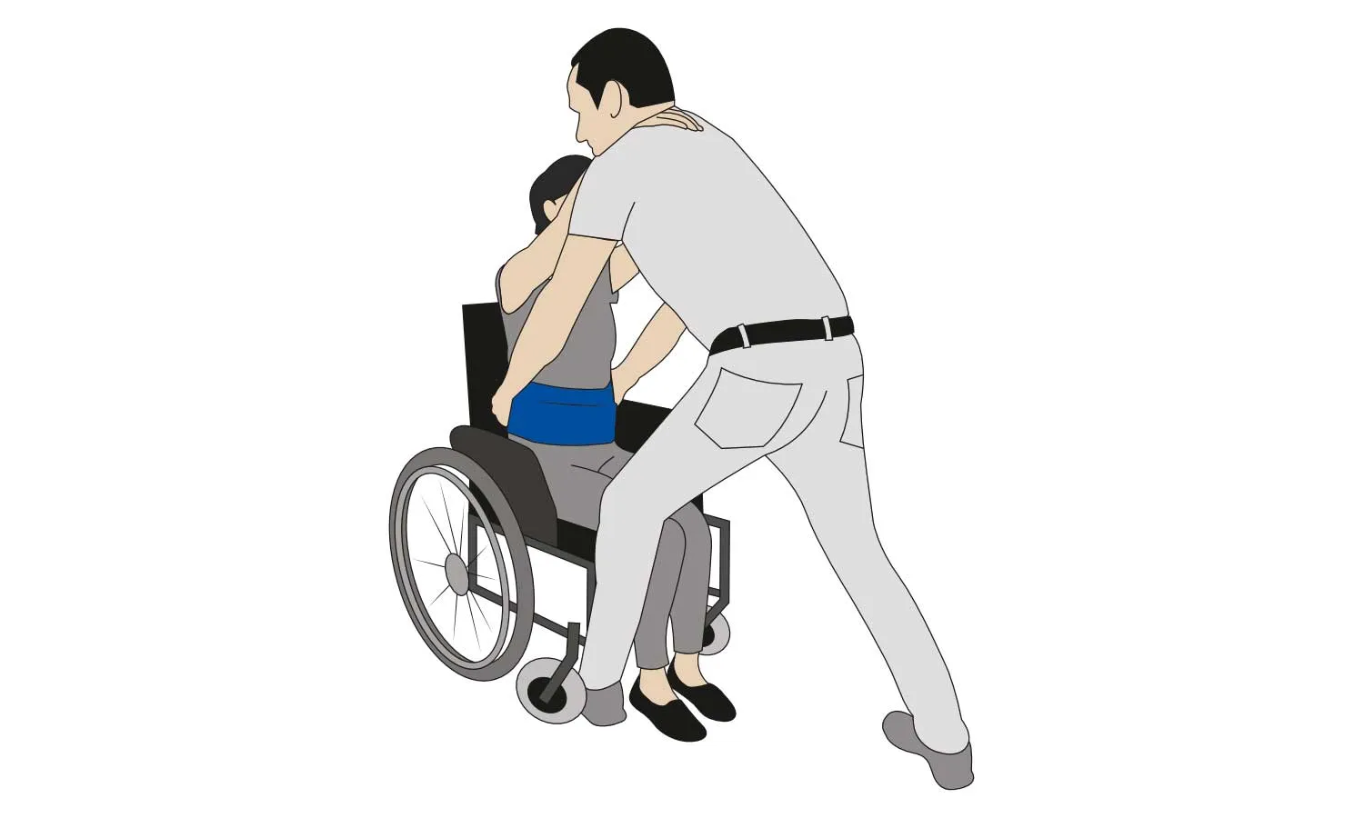 Novacare Assistance Belt Hebegurt mit Anti-Rutsch Innenseite
