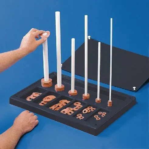 Gericare Ringspiel vertikal Therapie Koordination 12 Ringe