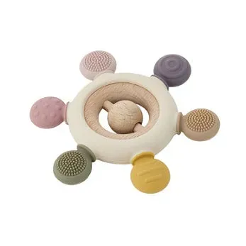 Gericare Mordedor – Chocalho silisoft Terra Beißring-Rassel Silikon Buche