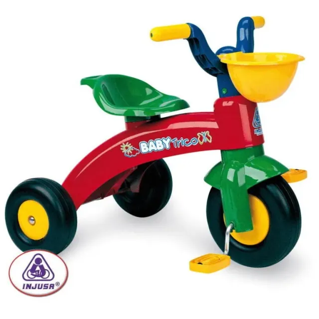 Gericare Triciclo baby trico triciclo infantil plástico 3 cores