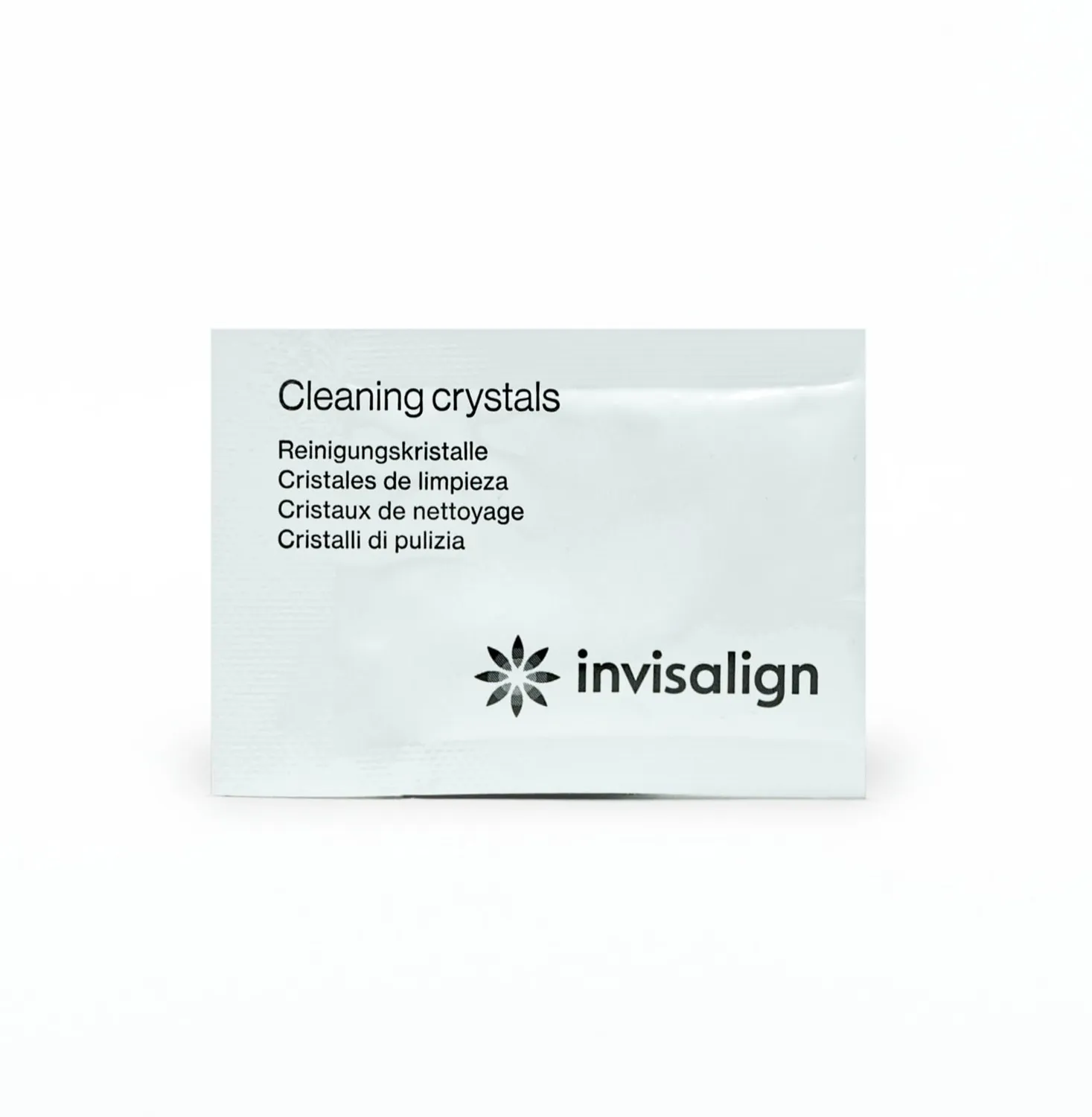 Invisalign Reinigungskristalle für Aligner 50 Stück klar