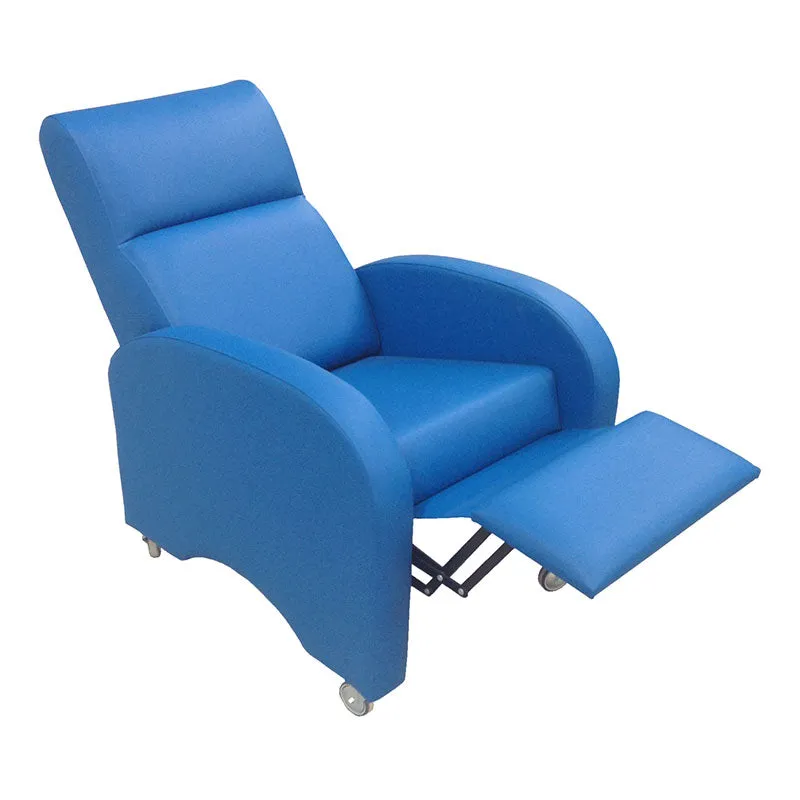 Gericare Relaxsessel ohne Ohren mit Rollen Vinyl kippbar
