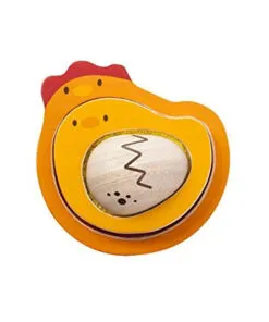 Gericare Huhn Holzpuzzle 14x14x4 Lebenszyklus