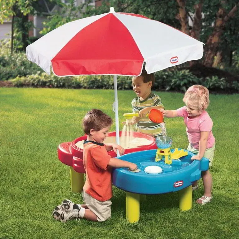Gericare Wasser-Spieltisch Sandtisch Sonnenschirm 120 cm