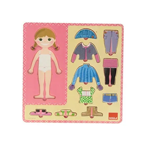 Gericare Puzzle vestir Anziehpuzzle Holz